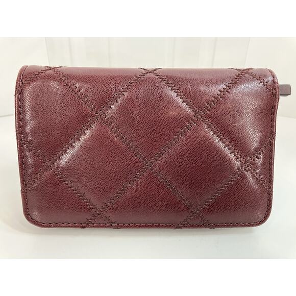 Tory Burch Willa Medium Wallet Claret - Picture 3 of 15